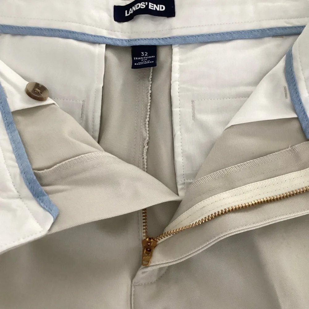 Lands’ End Traditional Fit Shorts Size 32 NWOT